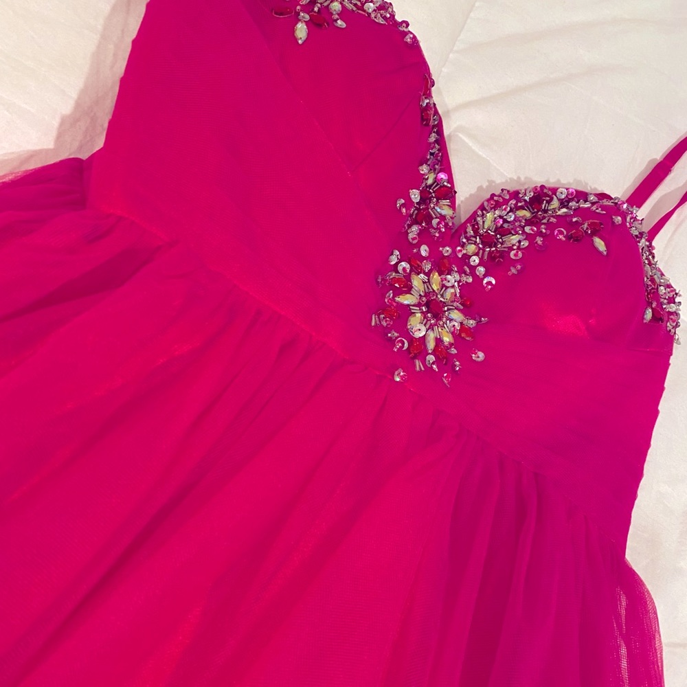 Fuchsia Mini Dress